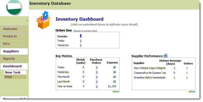 Microsoft Access Inventory Database