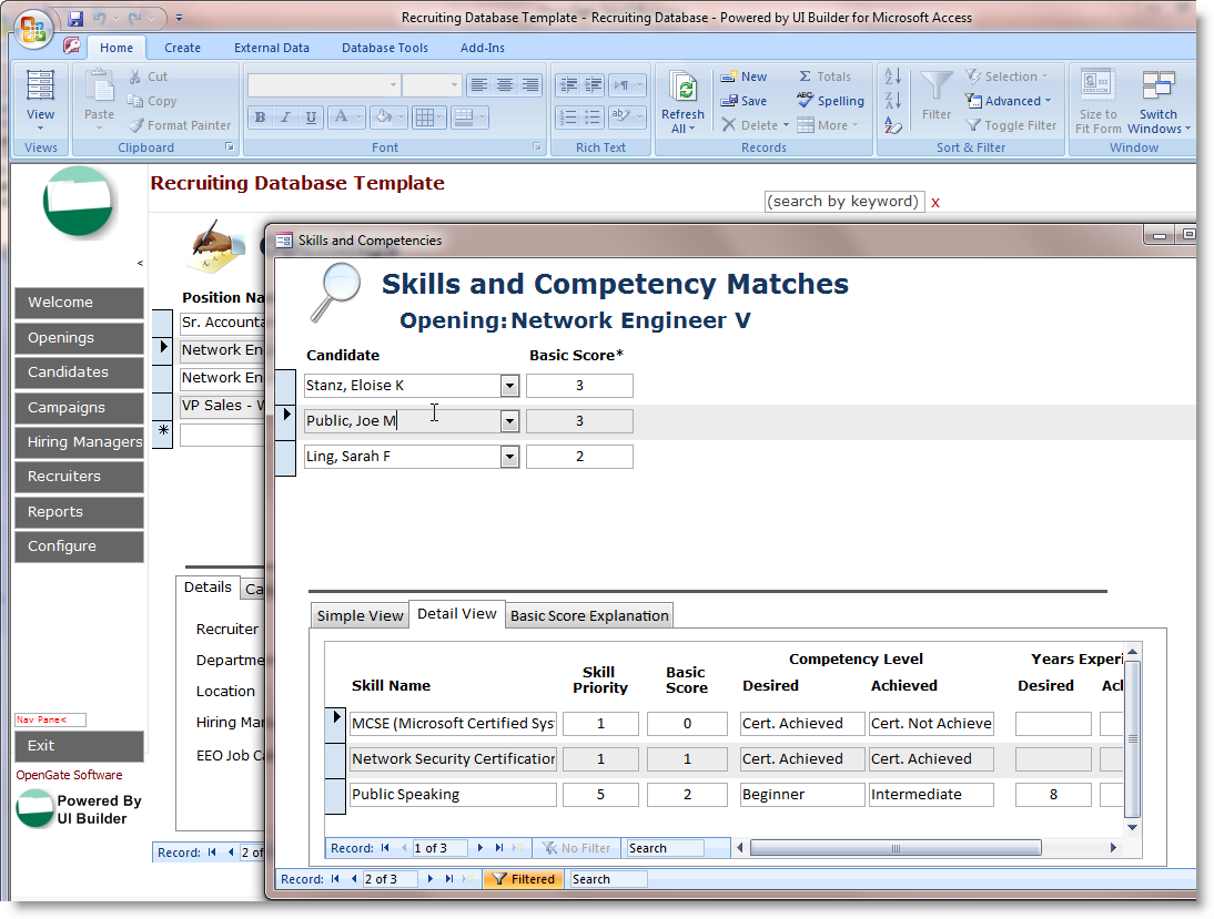 Microsoft Access Employee Database Template Free Download For Your Needs