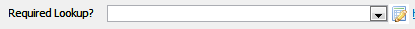 Required Lookup
