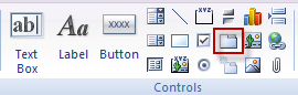 Access 2007 tab control on ribbon