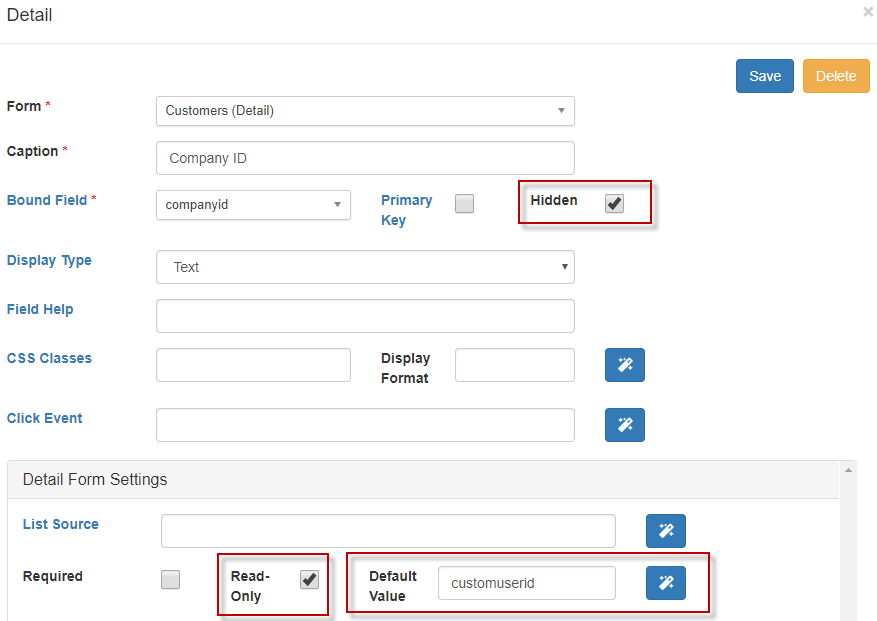 Adding records with the tenant ID